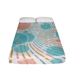 Bubbles Fitted Sheet (full/ Double Size) by linceazul