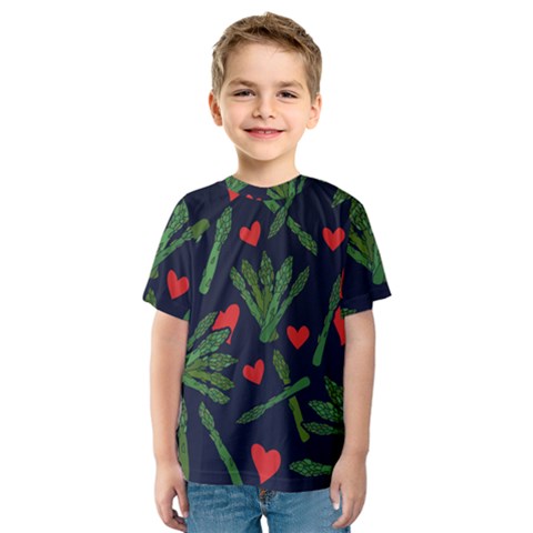 Asparagus Lover Kids  Sport Mesh Tee by BubbSnugg