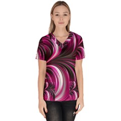 Women s V-neck Scrub Top by MarbledDesign