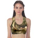 Steampunk Lady  In The Night With Moons Sports Bra View1