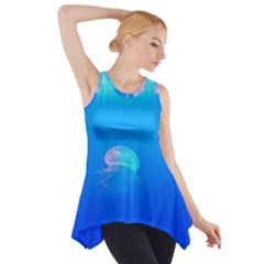 Jellyfish Side Drop Tank Tunic by Valentinaart