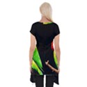 Parrot  Short Sleeve Side Drop Tunic View2