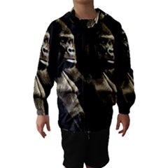 Gorilla  Hooded Wind Breaker (kids) by Valentinaart