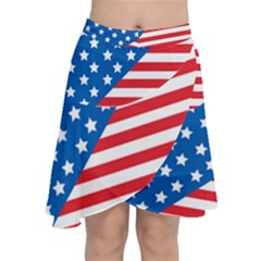 Usa Flag Chiffon Wrap by stockimagefolio1