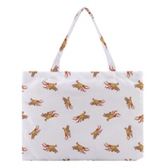 Crabs Photo Collage Pattern Design Medium Tote Bag by dflcprints