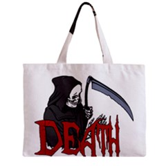 Death - Halloween Zipper Mini Tote Bag by Valentinaart