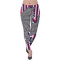 Alternatively Mega British America Dragon Illustration Velvet Leggings View1