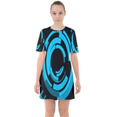 Graphics Abstract Motion Background Eybis Foxe Mini Dress by Mariart