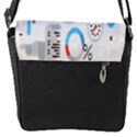 Science Mathematics Formula Flap Messenger Bag (S) View1