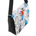 Science Mathematics Formula Flap Messenger Bag (S) View2