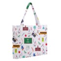 Back to School Zipper Medium Tote Bag View2