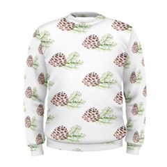 Pinecone Pattern Men s Sweatshirt by Mariart