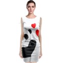 Cute panda Classic Sleeveless Midi Dress View1