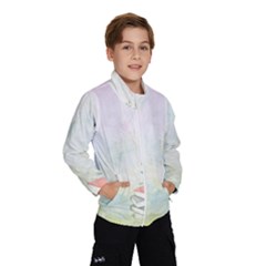 Romantic Watercolor Books And Flowers Wind Breaker (kids) by paulaoliveiradesign