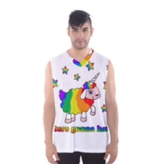 Unicorn Sheep Men s Basketball Tank Top by Valentinaart