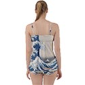 The Classic Japanese Great Wave off Kanagawa by Hokusai Babydoll Tankini Set View2