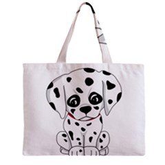 Cute Dalmatian Puppy  Zipper Mini Tote Bag by Valentinaart