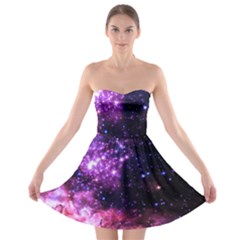 Space Colors Strapless Bra Top Dress by ValentinaDesign