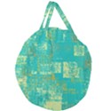 Abstract art Giant Round Zipper Tote View2