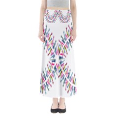 Free Symbol Hands Full Length Maxi Skirt by Mariart