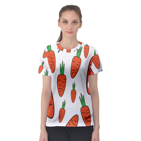 Fruit Vegetable Carrots Women s Sport Mesh Tee by Mariart