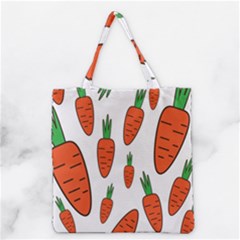 Fruit Vegetable Carrots Grocery Tote Bag by Mariart