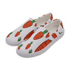 Fruit Vegetable Carrots Women s Canvas Slip Ons by Mariart