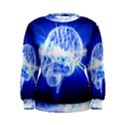 Lightning Brain Blue Women s Sweatshirt View1