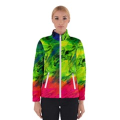 Neon Rainbow Green Pink Blue Red Painting Winterwear by Mariart