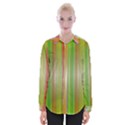 Rainbow Stripes Vertical Colorful Bright Womens Long Sleeve Shirt View1