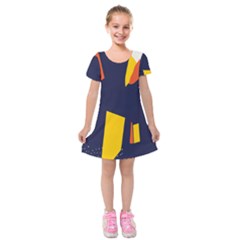 Slider Explore Further Kids  Short Sleeve Velvet Dress by Mariart