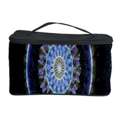 Colorful Hypnotic Circular Rings Space Cosmetic Storage Case by Mariart