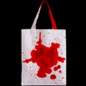 Red Blood Transparent Zipper Classic Tote Bag View2