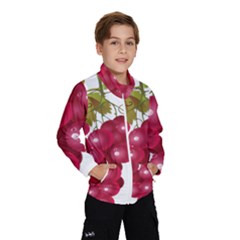 Red Fruit Grape Wind Breaker (kids) by Mariart