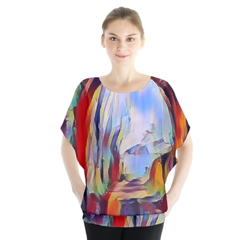 Abstract Tunnel Blouse by NouveauDesign