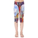 abstract tunnel Kids  Capri Leggings  View1