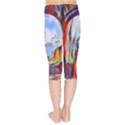 abstract tunnel Kids  Capri Leggings  View2