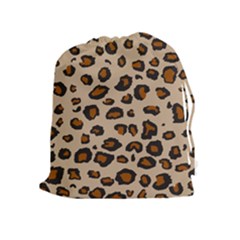 Leopard Print Drawstring Pouches (extra Large) by TRENDYcouture