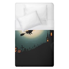 Halloween Landscape Duvet Cover (single Size) by ValentinaDesign