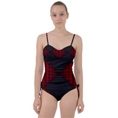 Black Red Door Sweetheart Tankini Set by Mariart