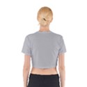 Grey Harbour Mist - Spring 2018 London Fashion Trends Cotton Crop Top View2