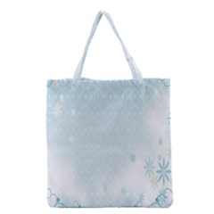 Flower Blue Polka Plaid Sexy Star Love Heart Grocery Tote Bag by Mariart