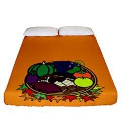 Healthy Vegetables Food Fitted Sheet (california King Size) by Mariart