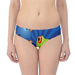 Tree Frog Bowling Hipster Bikini Bottoms by crcustomgifts