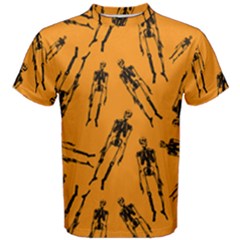 Halloween Skeletons  Men s Cotton Tee by iCreate