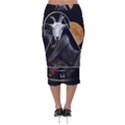 Spiritual goat Velvet Midi Pencil Skirt View2