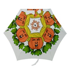 Trump Or Treat  Mini Folding Umbrellas by Valentinaart