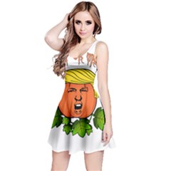 Trump Or Treat  Reversible Sleeveless Dress by Valentinaart