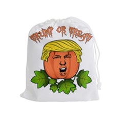 Trump Or Treat  Drawstring Pouches (extra Large) by Valentinaart