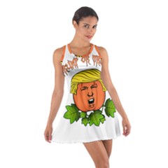 Trump Or Treat  Cotton Racerback Dress by Valentinaart